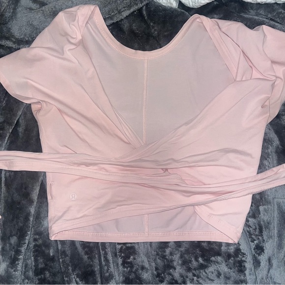 lululemon athletica Tops - Lululemon Tie-Back Pink Top